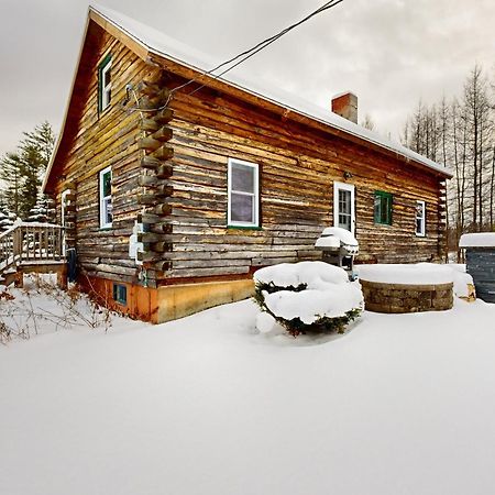 Twin View Log Home Carroll Exterior foto