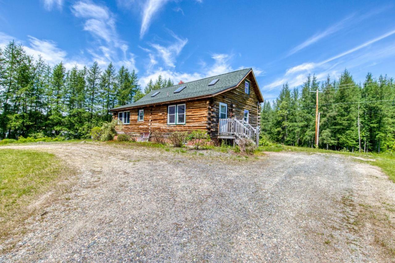 Twin View Log Home Carroll Exterior foto