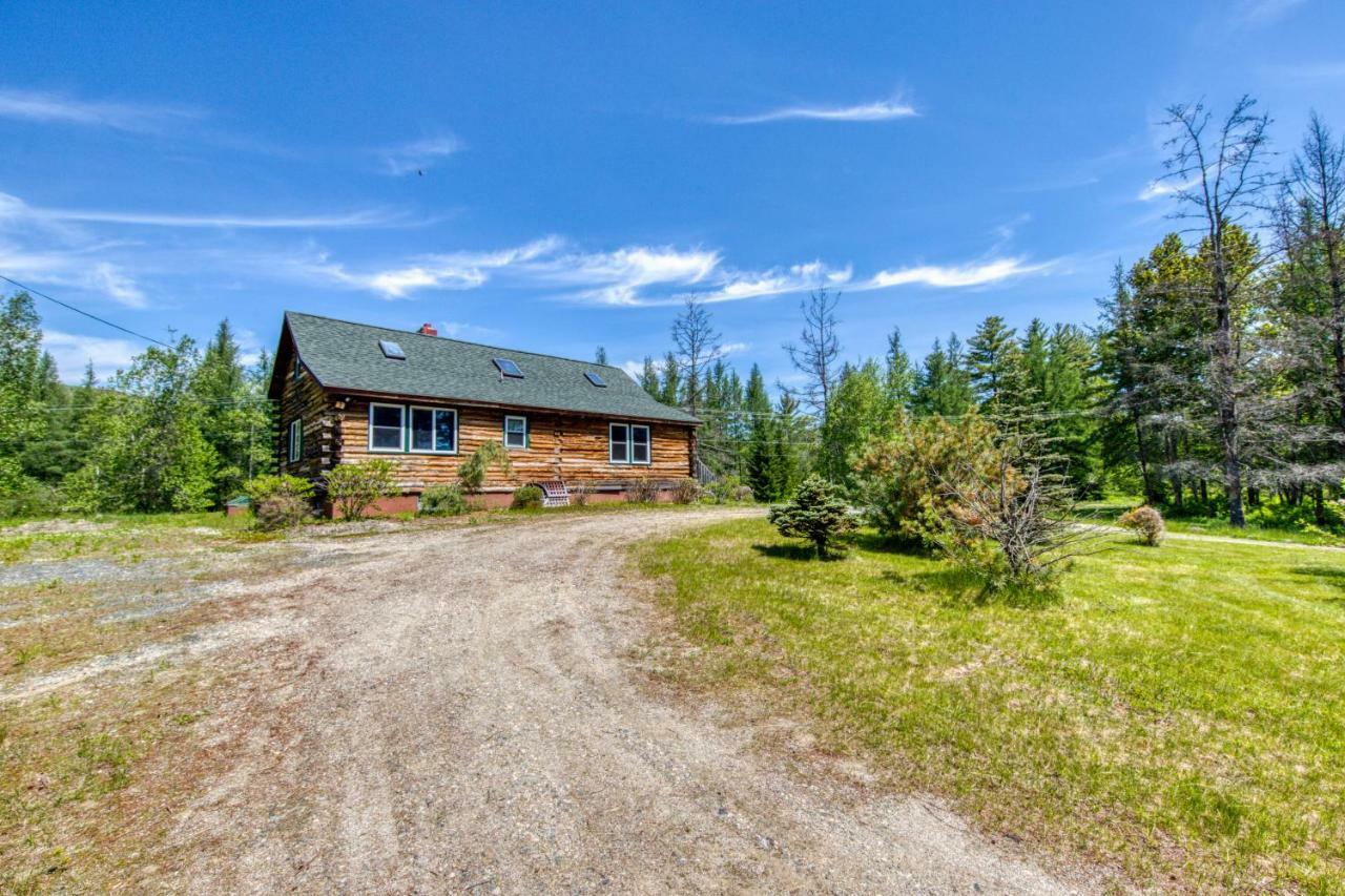 Twin View Log Home Carroll Exterior foto